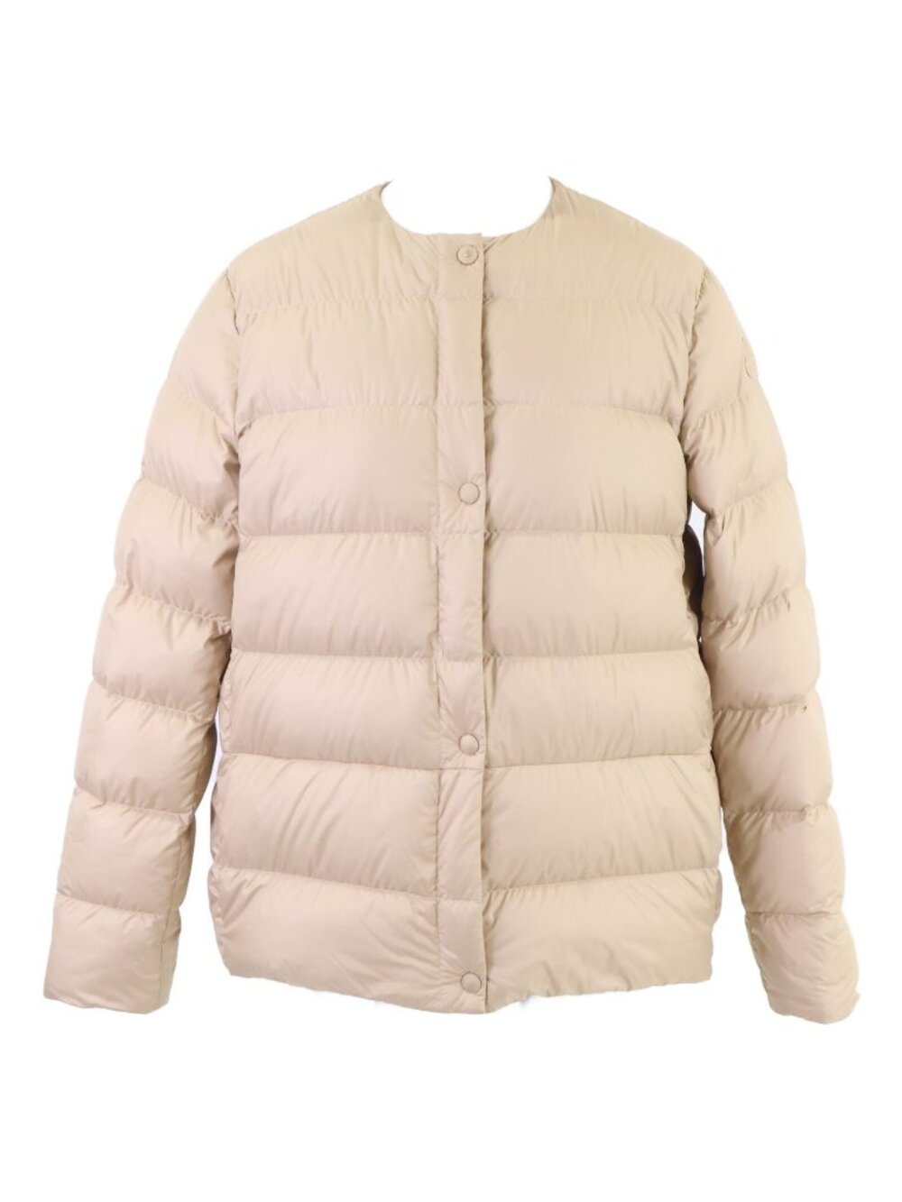 Moncler Gerbe Recycled Microfiber Round Neck Zip Up Jacket